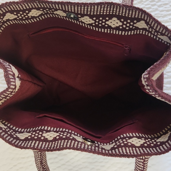 Handbag/ Purse NWOT Loom Woven 100 Cotton and Hand Dyed - Picture 4 of 6